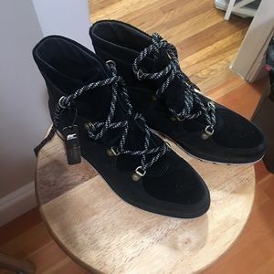 Sorel suede and leather boots